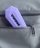 Vursaa Travel Utensil Set poking out of the Vursaa Orginal Backpack Pocket