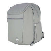 Vursaa Original Gray backpack with a visible brand logo on a white background